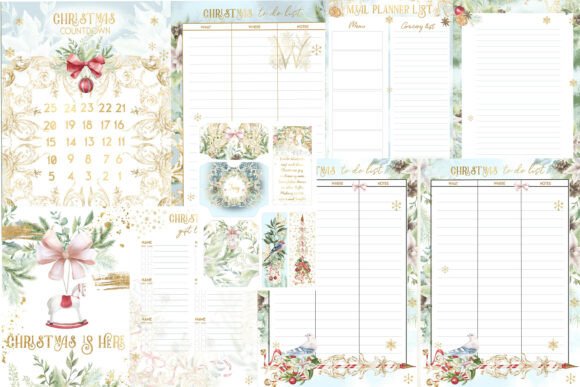 Download Christmas Planner Pages Set - Premium Resources