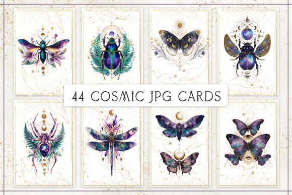 Download Celestial Insects Affirmation Cards Set - Premium Resources