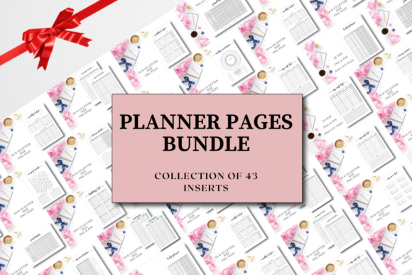 Download Planner Pages Bundle - Planner pages Collection