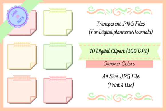 Download Printable Planner Pages (Sticky Notes) - Planner pages Collection